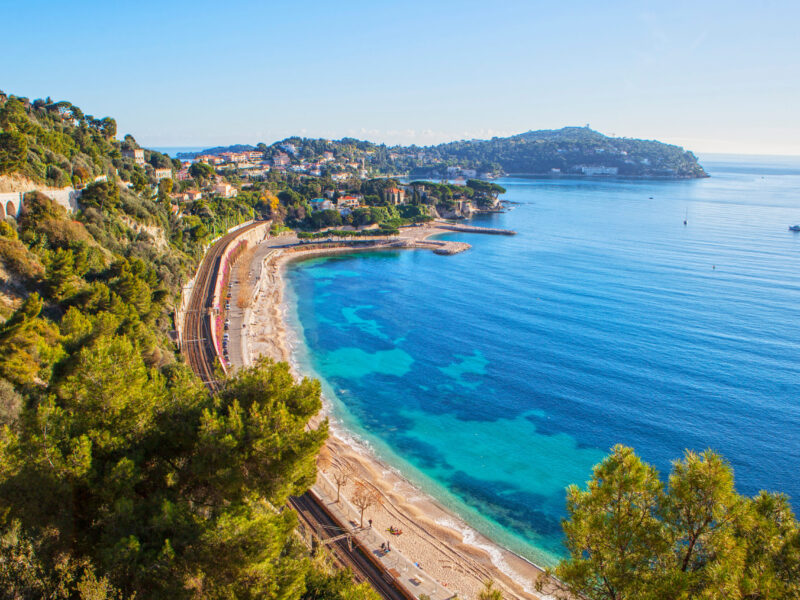 View,Of,Antibes,By,The,Mediterranean/,Winter,In,France
