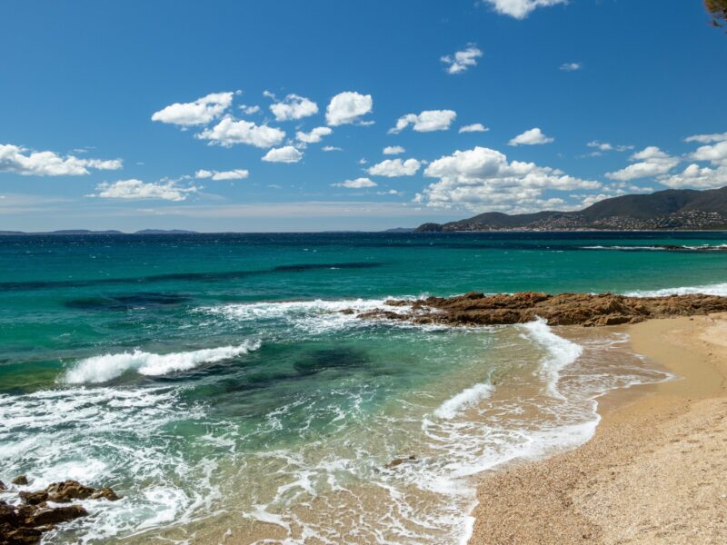 Gigaro,Beach,In,La,Croix-valmer,Near,Saint-tropez,,In,France,,In