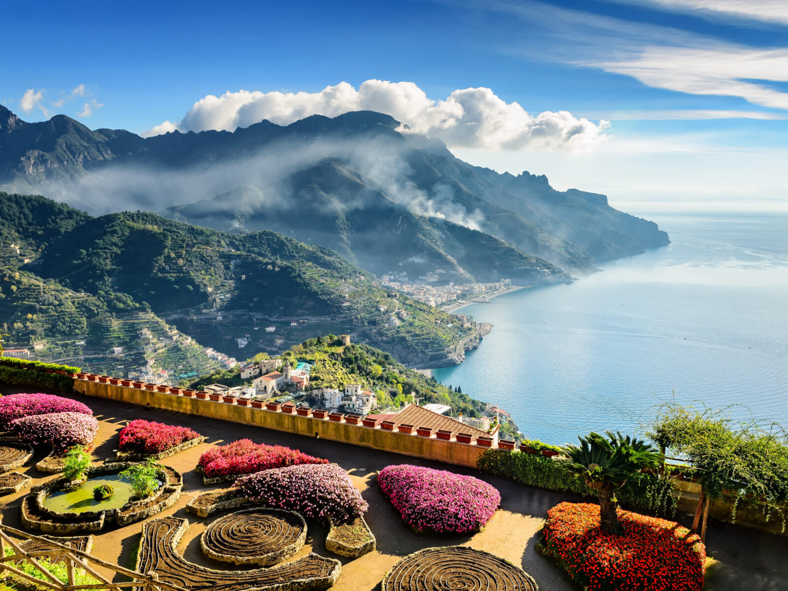 Fantastic,View,Of,The,Amalfi,Coast.,Ravello,,Italy