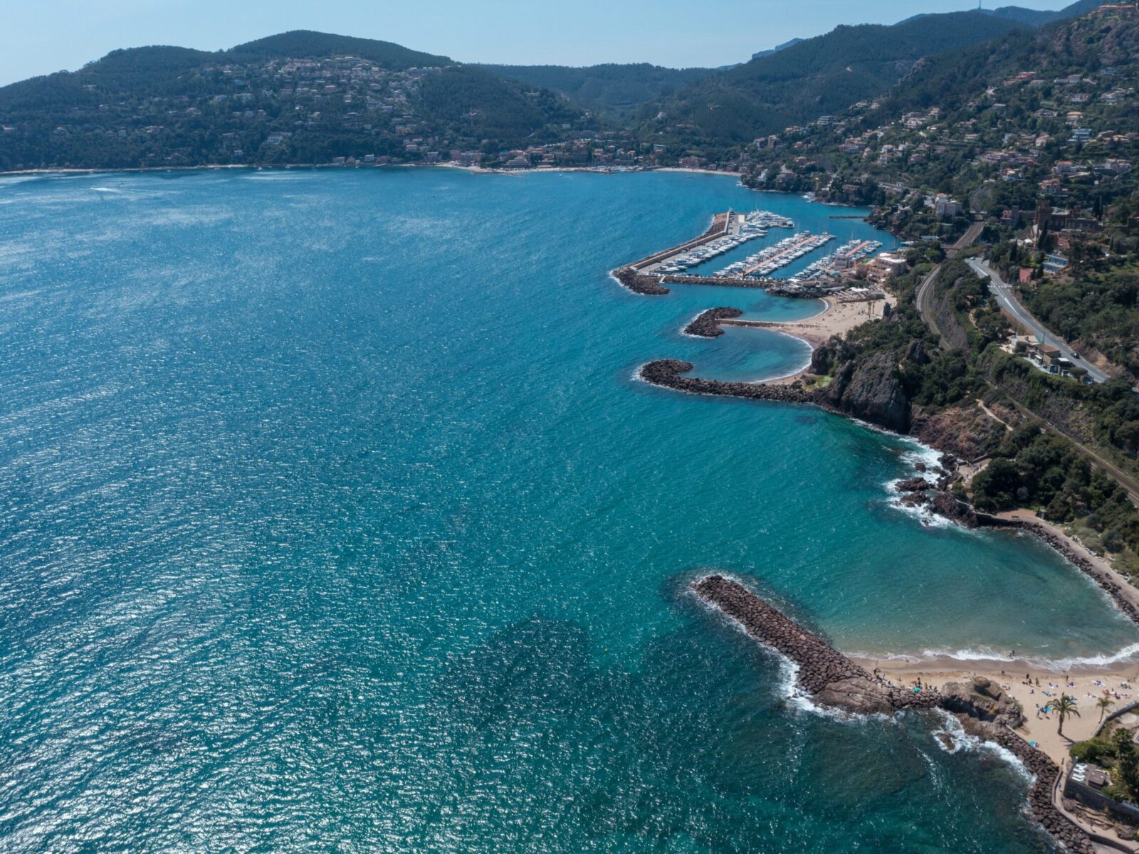 The,Aerial,Panoramic,View,On,The,Château,De,La,Napoule