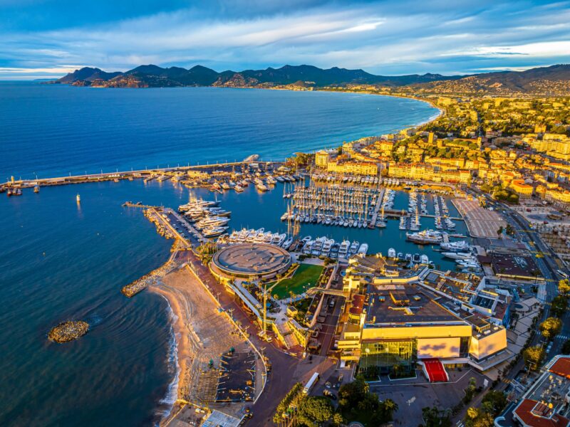 Aerial,View,Of,Cannes,,A,Resort,Town,On,The,French