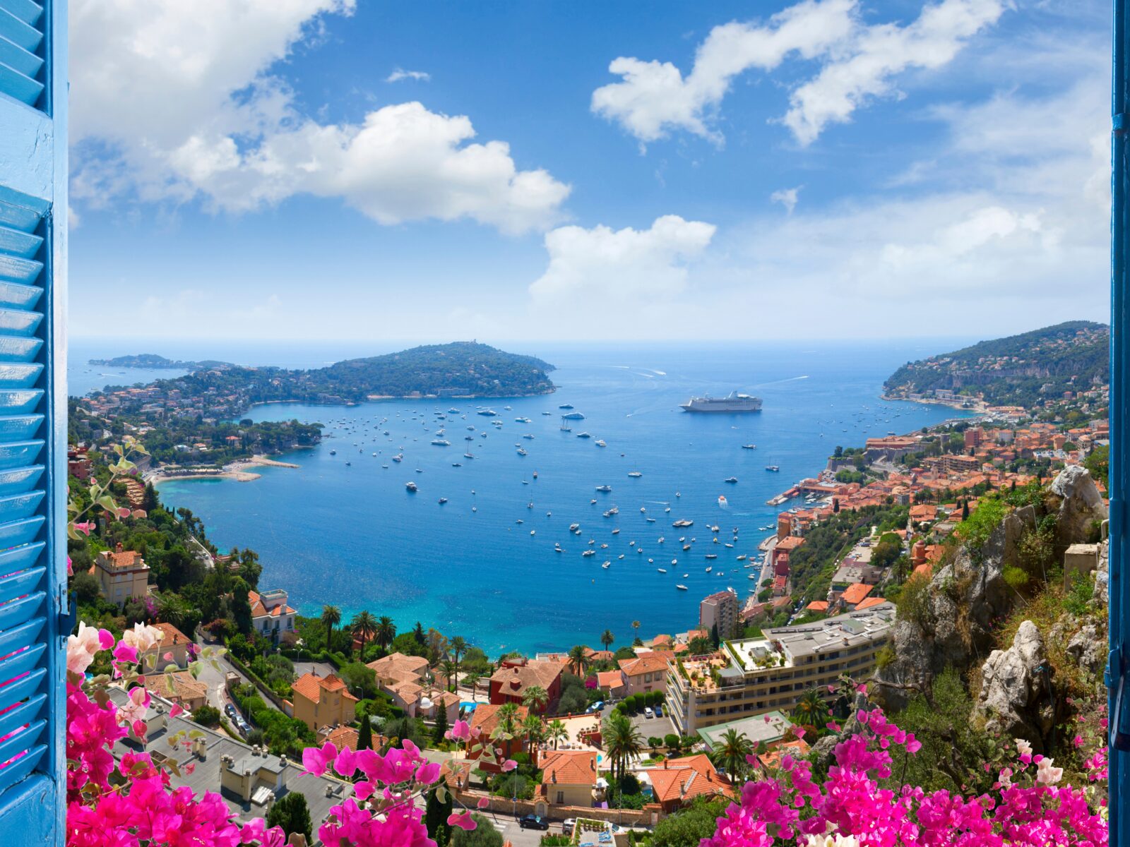 Landscape,Of,Riviera,Coast,And,Turquiose,Water,Of,Mediterranean,Sea,