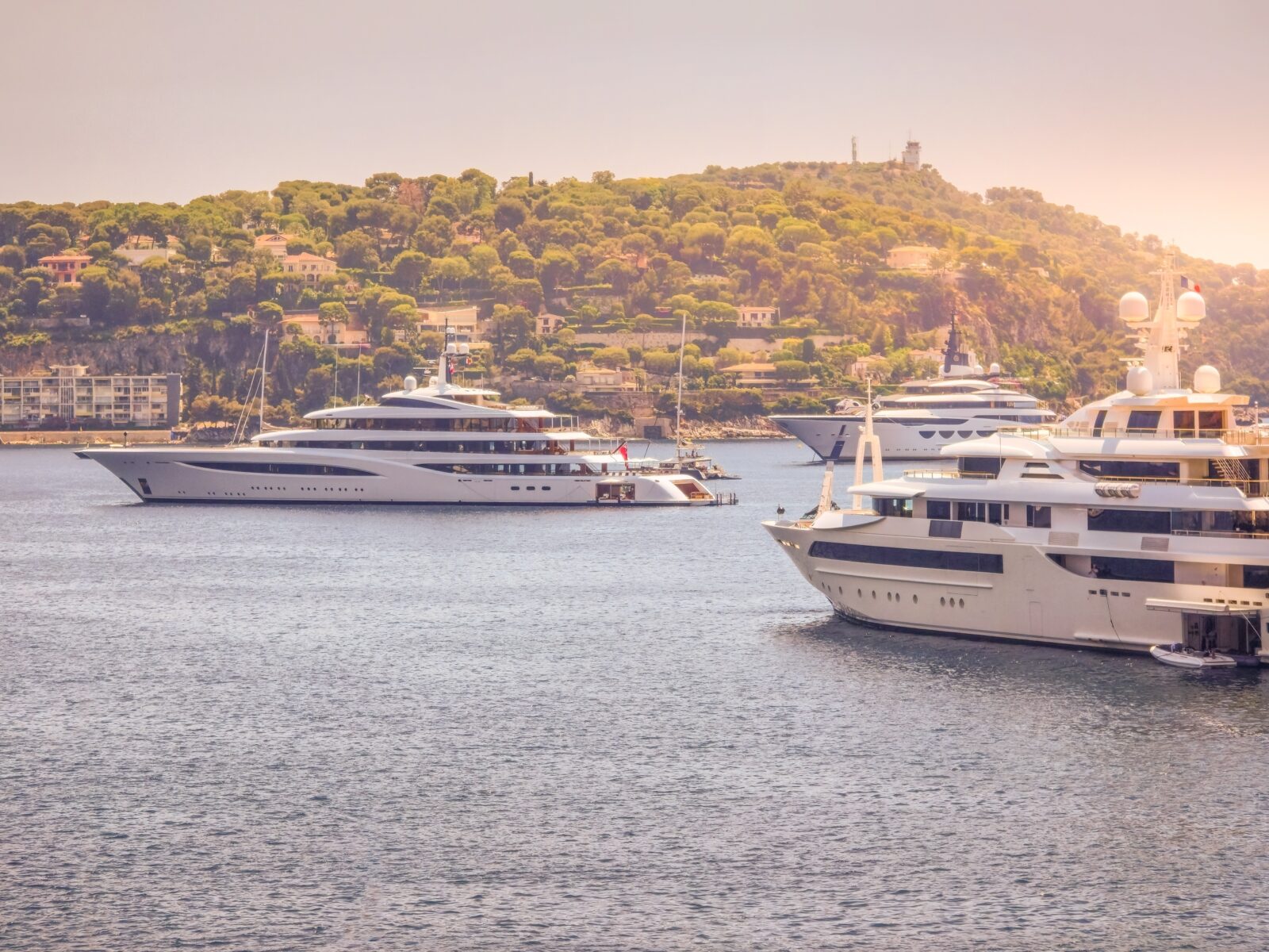 Yacths,In,Villefranche-sur-mer,,French,Riviera