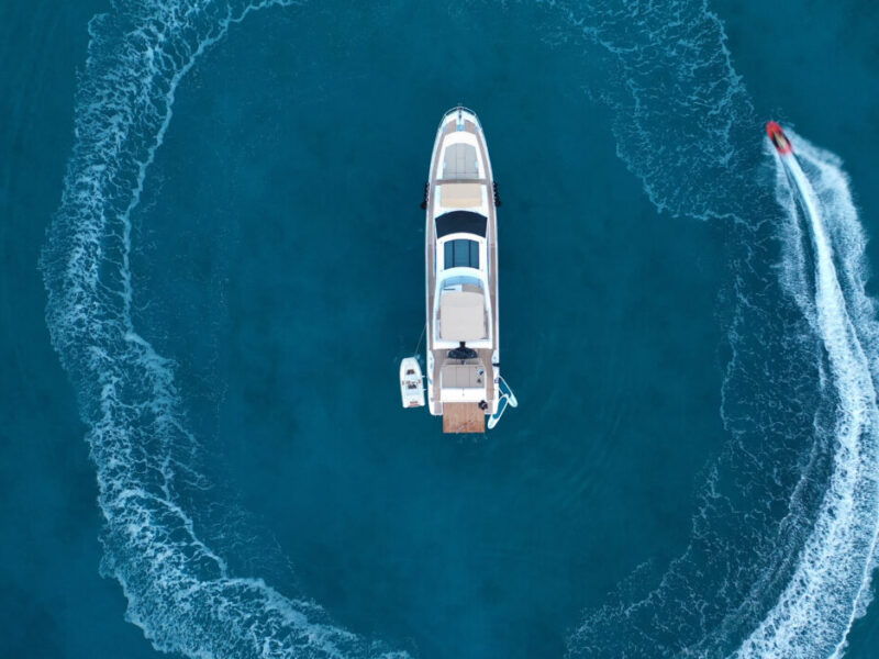 Aerial,Drone,Top,Down,Photo,Of,Stunt,Man,Performing,Extreme