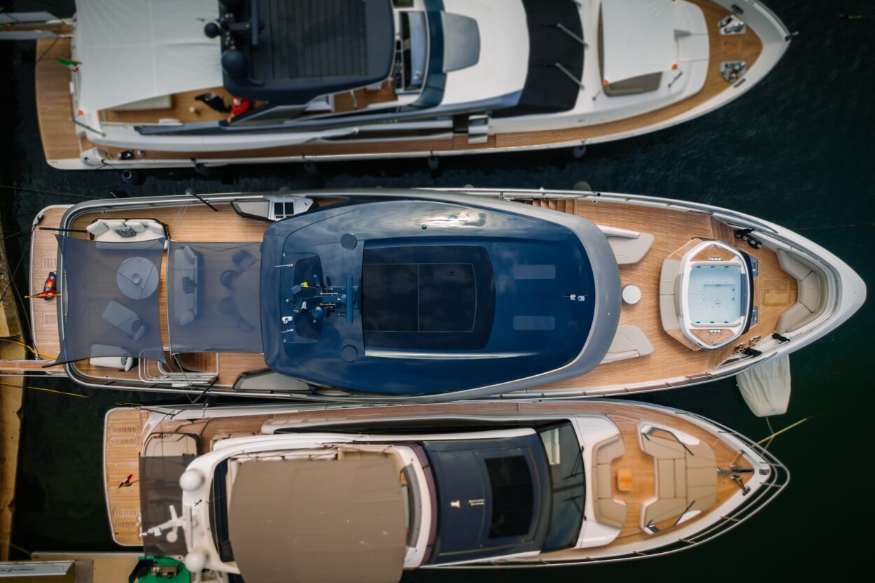 Top,View,Luxury,Yacht,Princess,X95,Stands,In,Port,,Cannes