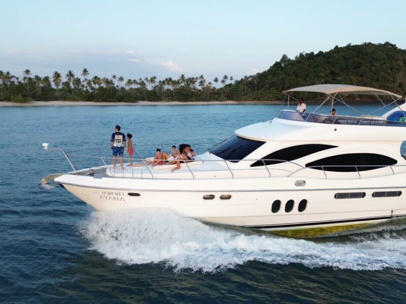 Phuket,,Thailand,,29,,July,,2025:,Rich,Family,Yachting.,Yacht,Trip